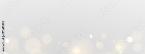 Luxury festive Christmas glow with magical golden particles and sparkling dust