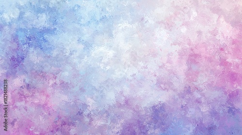 Abstract watercolor background with soft pastel hues of blue, pink, and purple blending seamlessly, creating a dreamy textured pattern.