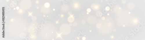 Luxury festive glow with golden stardust, magical shimmer and twinkling sparkling confetti isolated