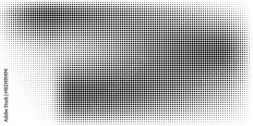 Abstract vector halftone tilted background with grainy stripes. Dotted texture and trendy halftone tonal gradation effect.vector eps10