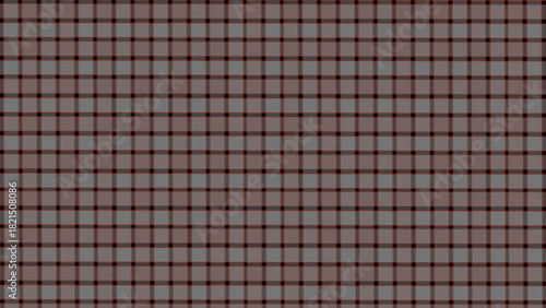 Grey and pink  in the black plaid fabric texture background. Seamless pattern checkered wallpaper.	