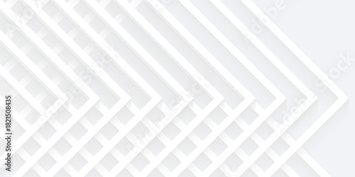 White silver soft geometric universal background for business presentation. Abstract elegant pattern. Frame borders. Minimalist empty lined blank BG.eps 10