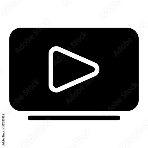 facebook glyph icon