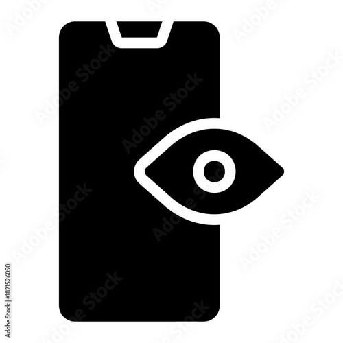 smartphone glyph icon