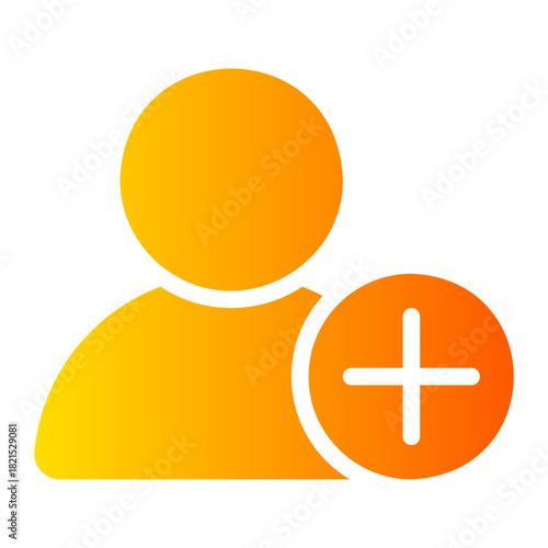 add friend gradient icon