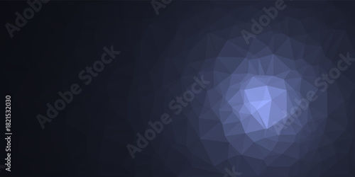 low poly style futuristic tech background for internet connectivity vector