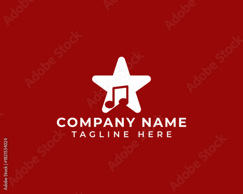 Modern microphone minimalist logo design