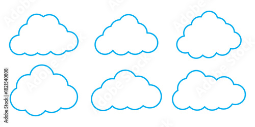 cloud vector. symbol, sign icon