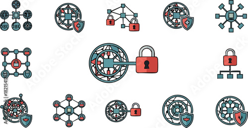 Network Security Decentralized System, Secure Data, and Connection Nodes