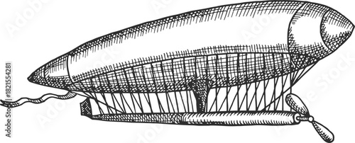 A large, black and white drawing of a large