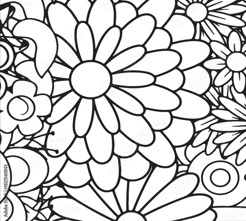 Cute Flower Coloring Sheets for Little Artists 