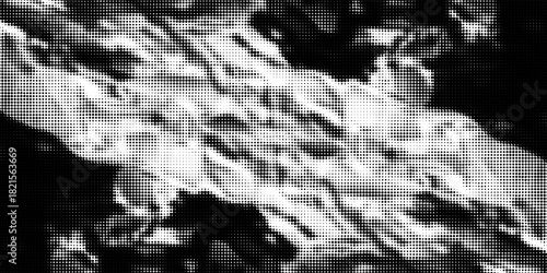 White halftone pulse wave design with sharp peaks, clean audio wave pattern for digital branding, music, and advertising creative projects