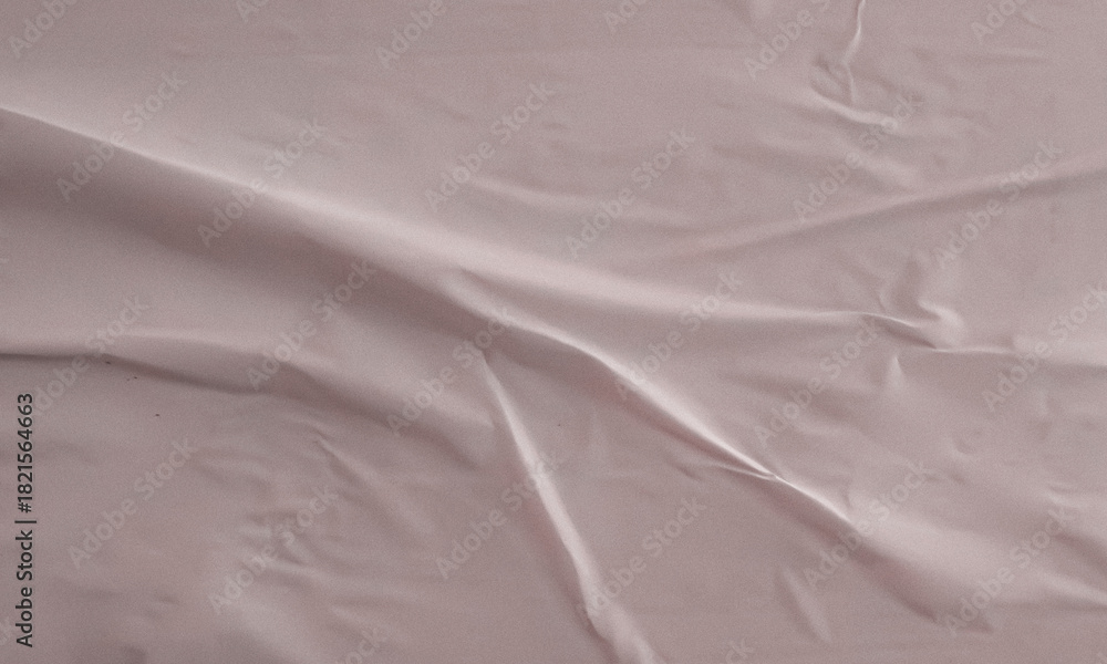 Obraz premium Folded white paper texture backdrop, crumpled poster surface, empty background for text or graphics