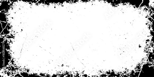 Abstract Vintage old stained and scratched dusty grunge frame border with distressed edges rustic texture artistic background for modern creative design and abstract visual appeal.
