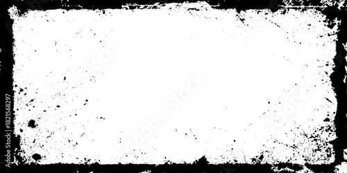 Abstract Vintage old stained and scratched dusty grunge frame border with distressed edges rustic texture artistic background for modern creative design and abstract visual appeal.

