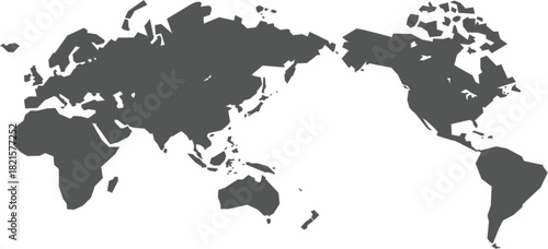 vector illustration of a world map