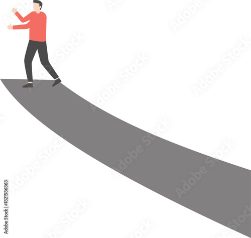 Businessman lost the way forward

