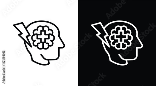 coping Two-tone version in black and white background