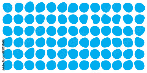 Organic shape liquid blob and irregular form in vibrant color. Abstract vector design. Trendy, modern splashes and fluid figures. Unique geometric style. Summer, autumn, interior fashion