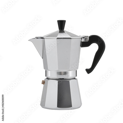Classic Stovetop Espresso Maker for Brewing Rich Coffee at Home in Morning Ro...