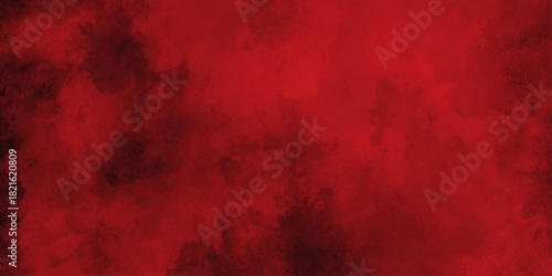 Abstract red and black textured background with a smoky effect perfect for artistic designs wallpapers . Old wall texture cement black red background .