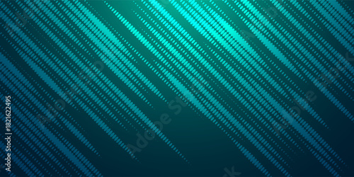 Digital technology speed connect blue green background, cyber nano information, abstract communication, innovation future tech data, internet network connection, line dot illustration. modern eps10