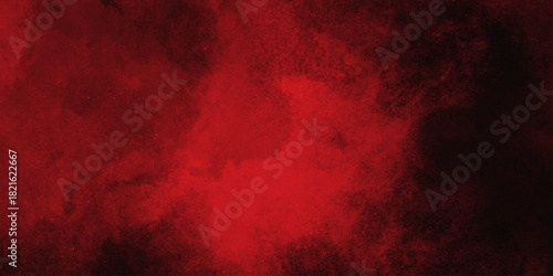 Abstract red and black textured background with a smoky effect perfect for artistic designs wallpapers . Old wall texture cement black red background .