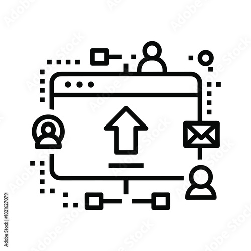 Lifecycle diagram showing user data creation modification and deletion