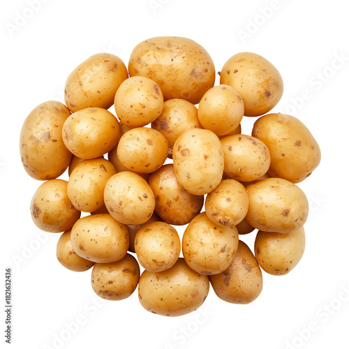 Fresh Golden Potatoes Ready for Cooking or Baking in Various Dishes at Home