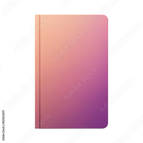 Colorful Gradient Notebook for Creative Writing and Drawing Activities in a C...