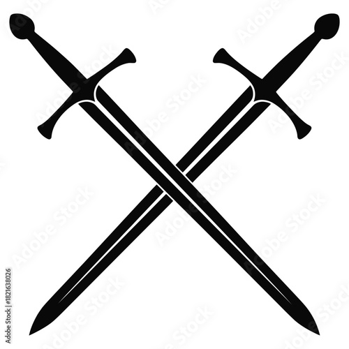 two crossed swords
