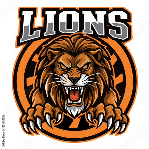 Esports logo of a wild, ferocious predator ready to hunt and dominate the game with strong, fast and deadly performance