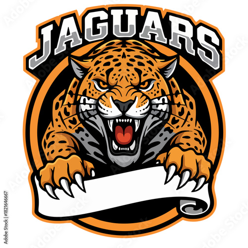 Esports logo of a wild, ferocious predator ready to hunt and dominate the game with strong, fast and deadly performance