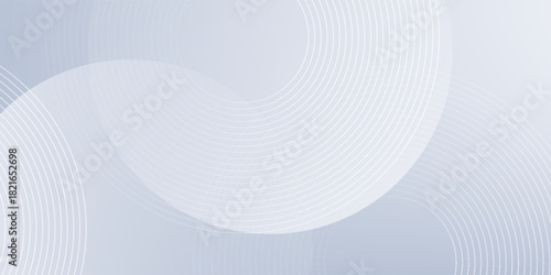 Simple lines grey background with dynamic circle lines abstract simple design nice