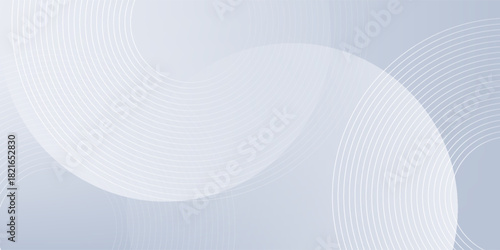 Simple lines grey background with dynamic circle lines abstract simple design nice