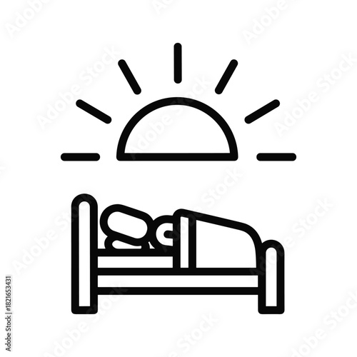 Microphone Audio Recording and Speech Line Icon