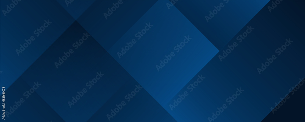 Fototapeta premium Abstract background gradient dark navy blue banner simple abstract