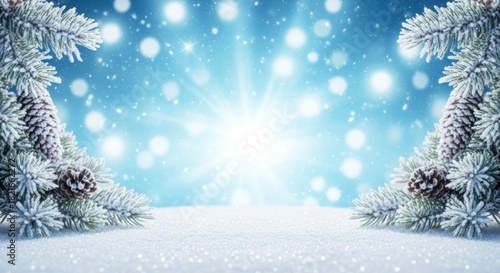 Wallpaper Mural Frosty Winter Scene Torontodigital.ca