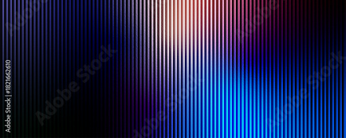 Abstract glass vibrant colorful gradient ripple texture holographic colors and soft noise futuristic vector background.