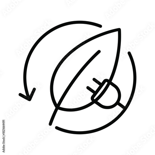 Line icon of smartphone with successful fingerprint biometric security scan