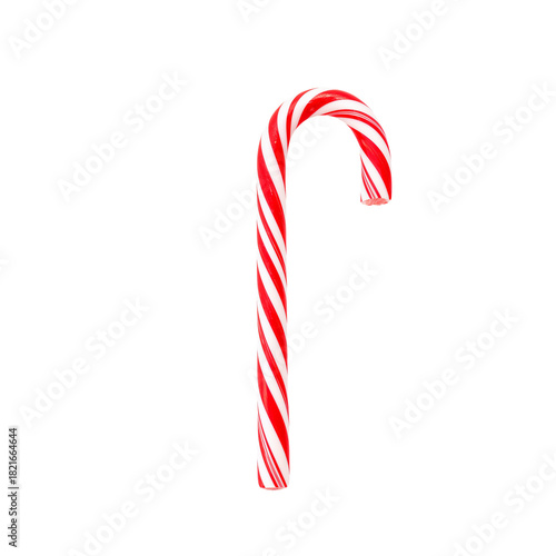 Colorful Candy Cane Ready for Holiday Festivities and Winter Celebrations