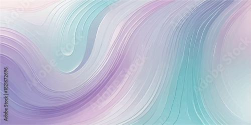 Abstract colorful background vector illustration featuring digital curves, light blue and pink lines creating a dynamic wave motion pattern with energy texture