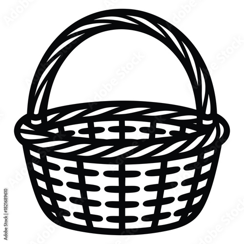 basket vector illustration