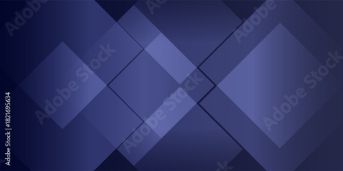 Abstract blue background with diagonal lines. Dynamic shapes composition.
