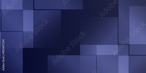 Abstract blue background with diagonal lines. Dynamic shapes composition.