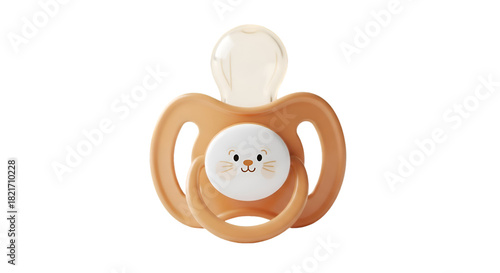 baby pacifier on transparent background