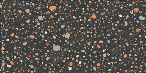 Black and white polka dots seamless pattern vector texture illustration background decoration paper