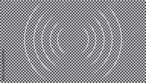 Abstract sound wave overlay with soft lines, creating a dynamic visual effect for design projects, enhancing digital artwork and presentations