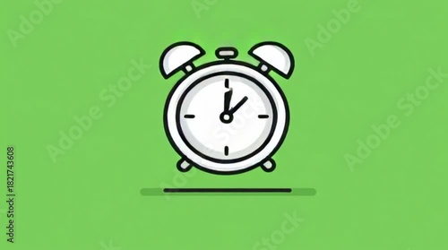 Alarm Clock Animation - Time Management and Punctuality.