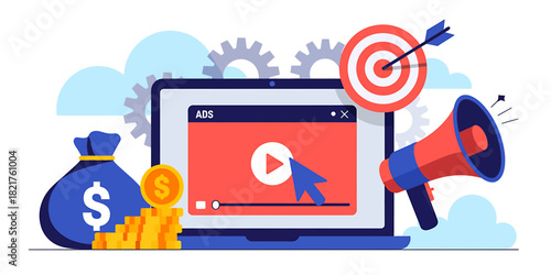 Online video ad promotion, marketing strategy, and income generation